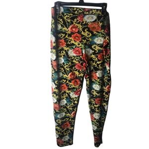 ASOS Curve Leggings Women Size 18 Floral & Chain Pattern